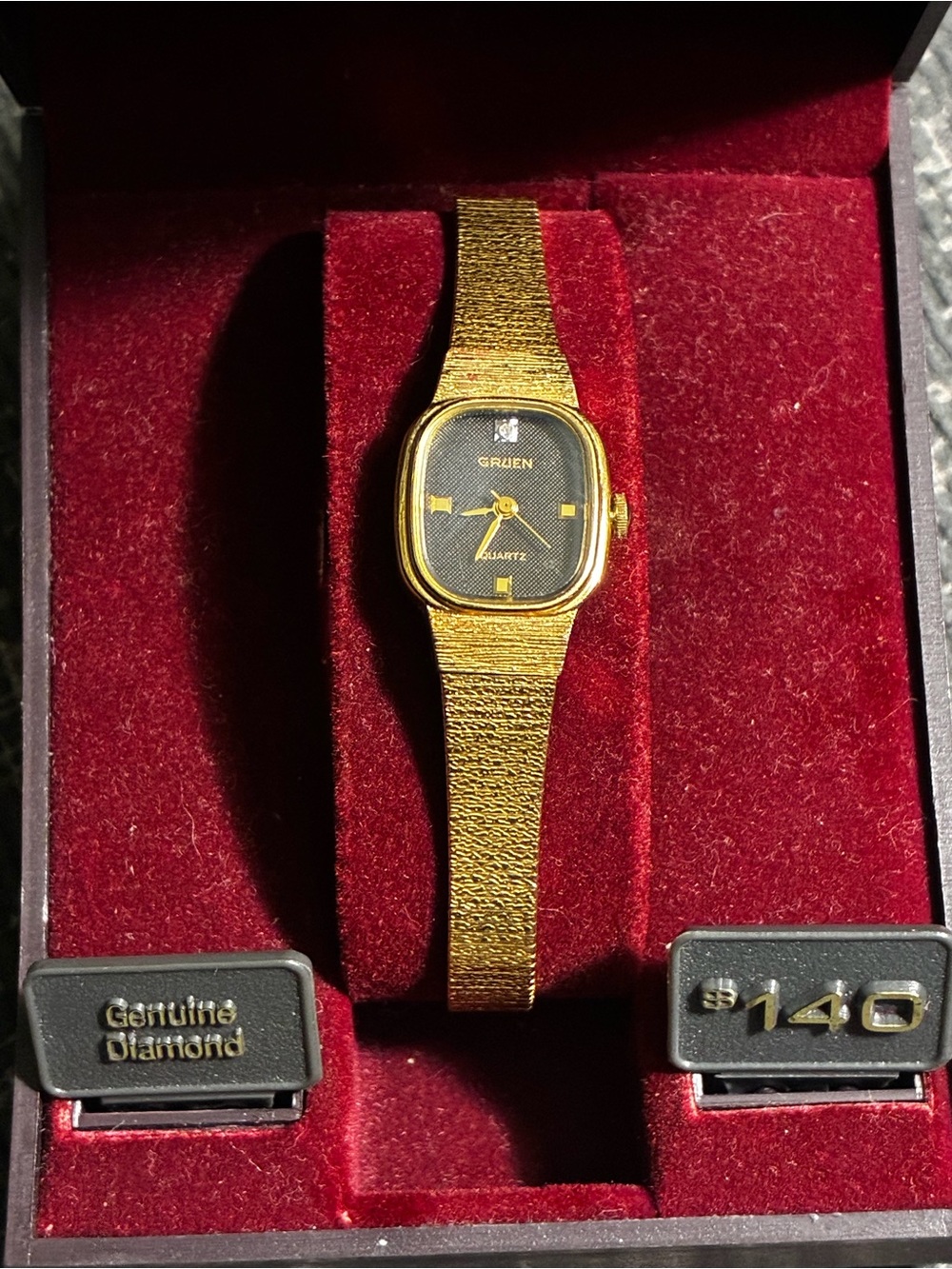 Gruen Gold-Tone Women's Quartz Watch in Gold